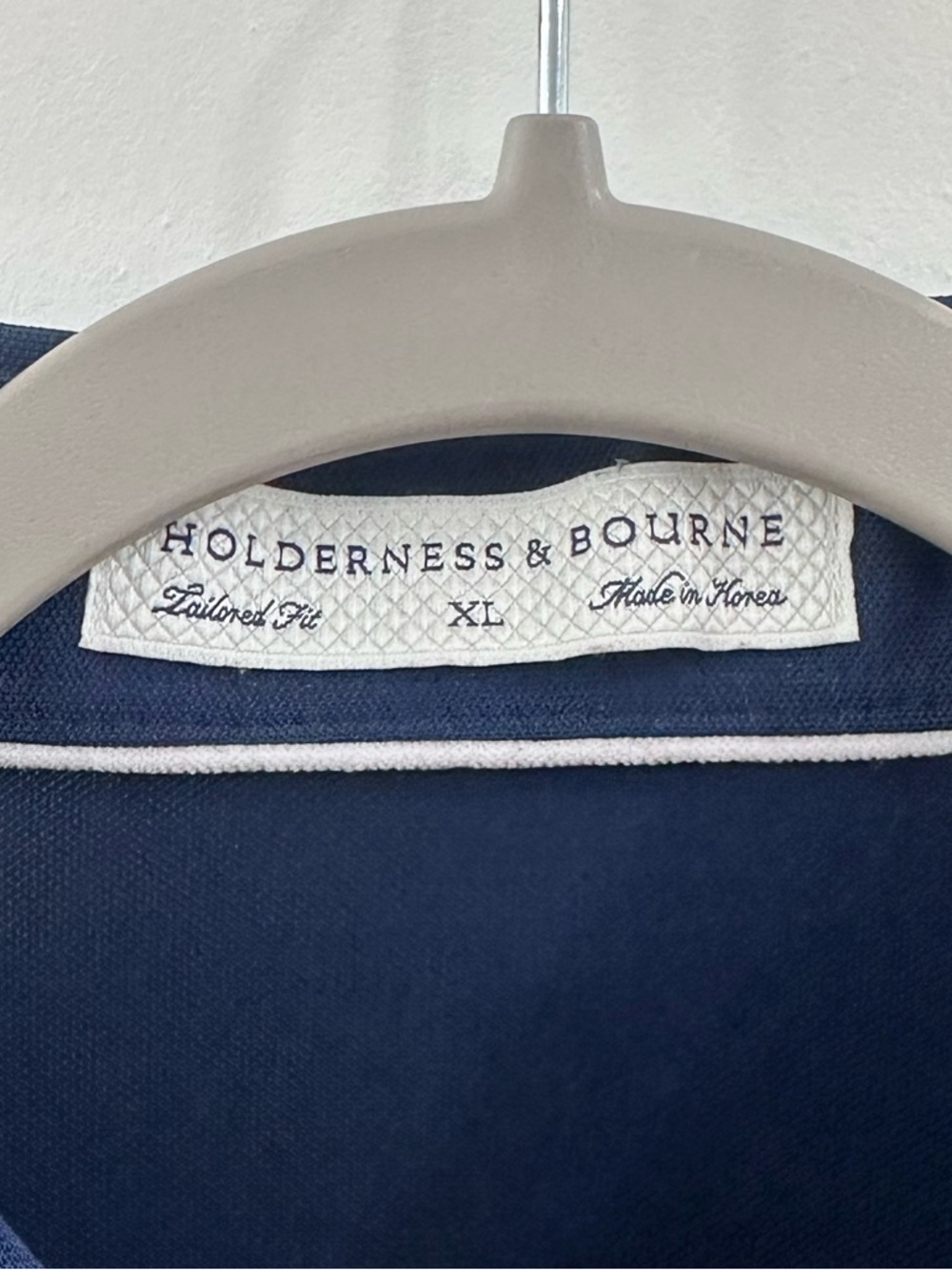 Holderness & Bourne Blue "The Macdonald" Golf Polo - XL - Argyle Country Club MD - Picture 5 of 9